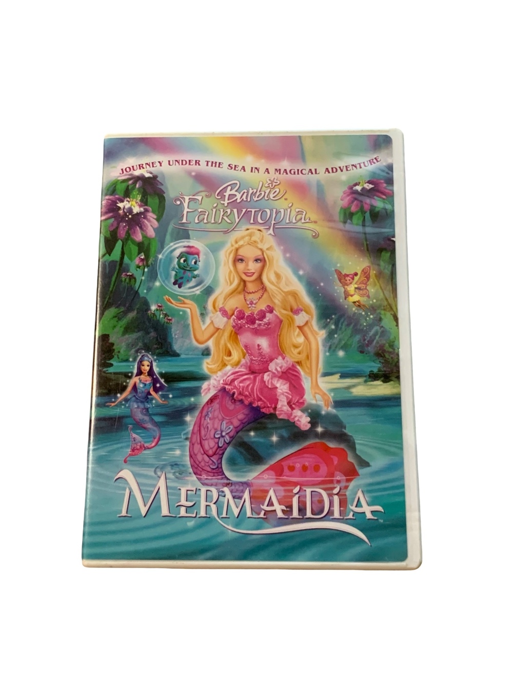 Barbie Fairytopia Mermaidia DVD Fantasy Adventure Animated Movie Disc Case